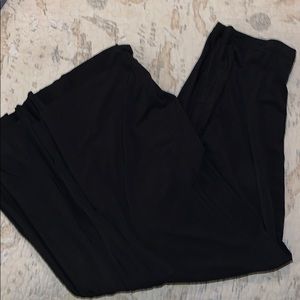 Dress Barn Maxi Black Flowing Skirt Size Small